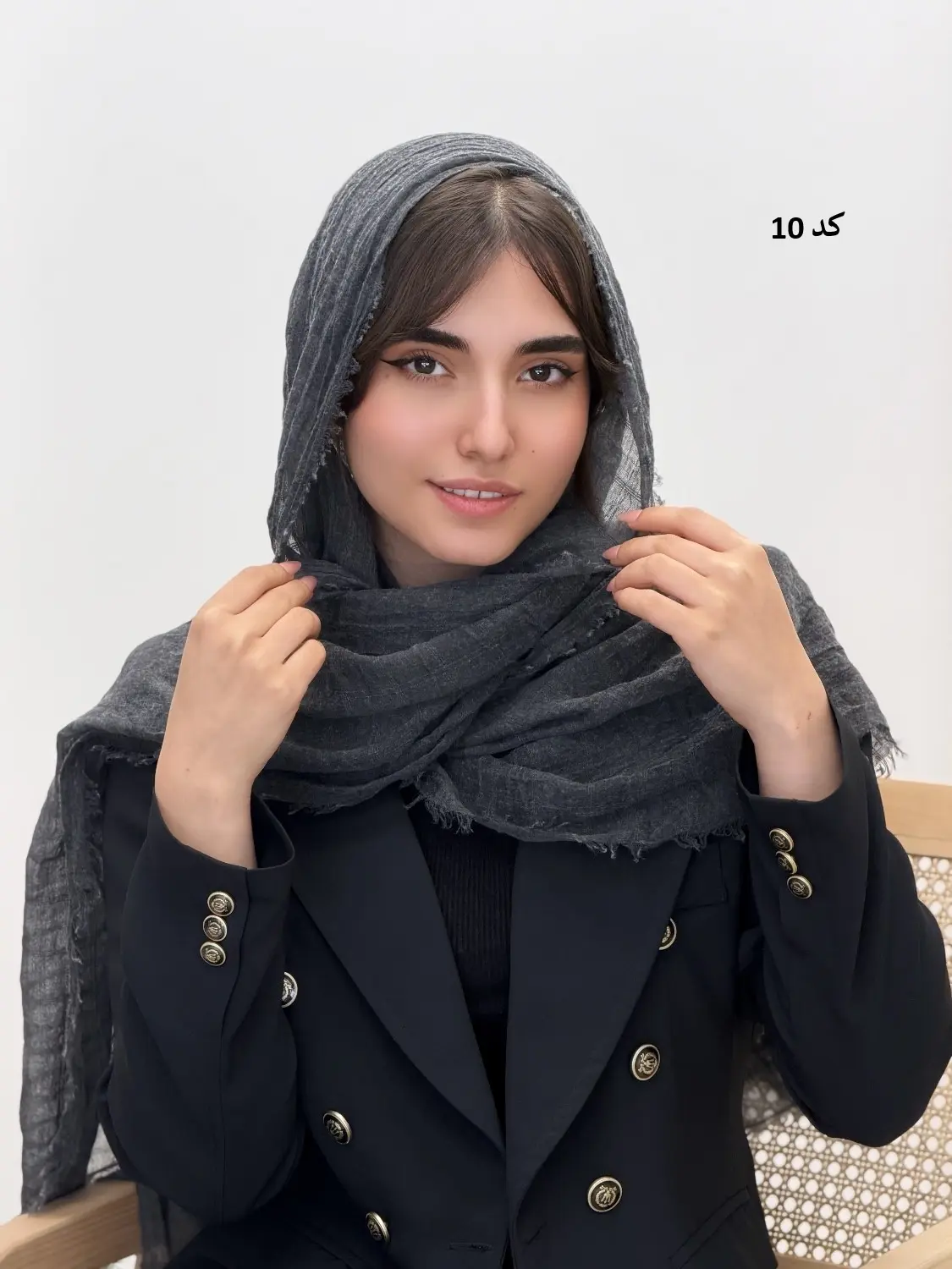 4610-شال کنفی گندم